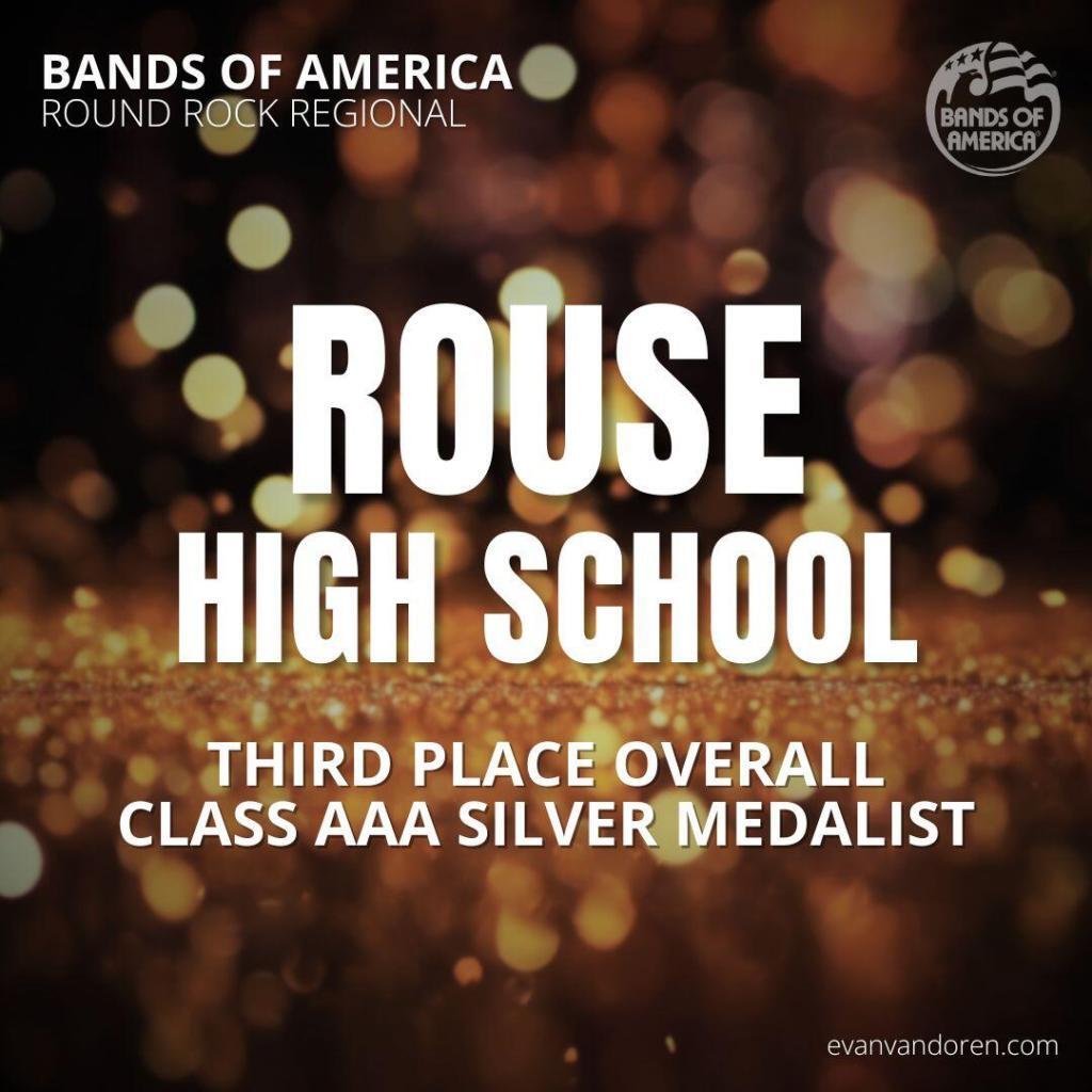 ROUSE HS BANDS OF AMERICA AUSTIN REGIONAL EVAN VANDOREN MUSIC COMPOSER ARRANGER MARCHING BAND SHOWS