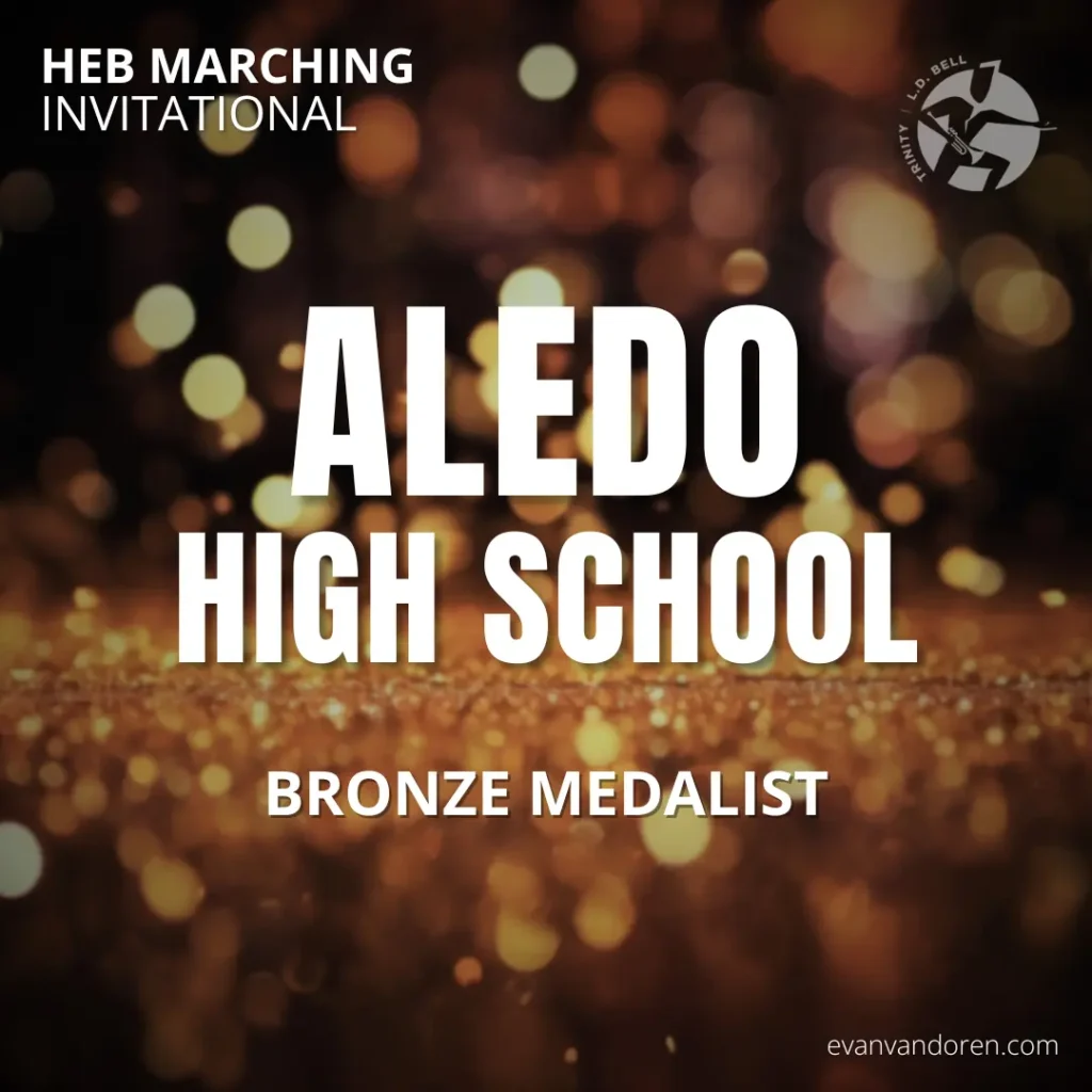 Aledo HS Band Evan VanDoren Marching Band Shows Music Composer Arranger US Bands Bands of America