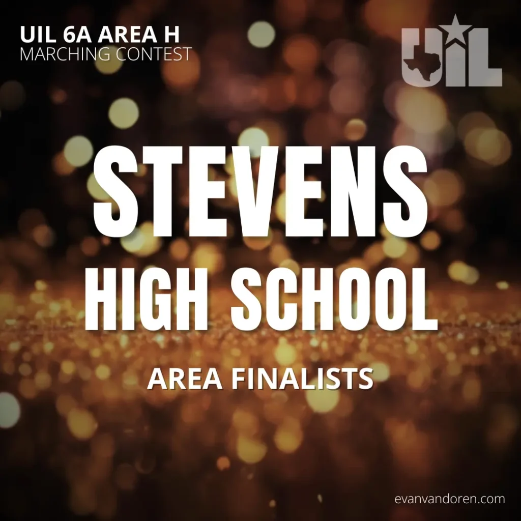 Stevens HS Band Evan VanDoren Marching Band Shows Music Composer Arranger US Bands Bands of America