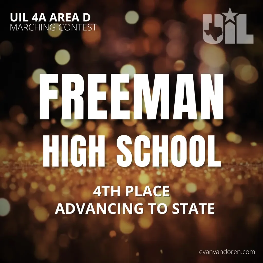 Freeman HS UIL Texas Evan VanDoren Music
