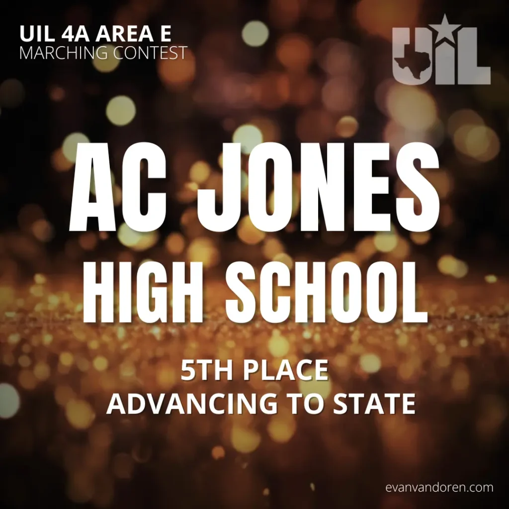 AC Jones UIL Texas Evan VanDoren Music