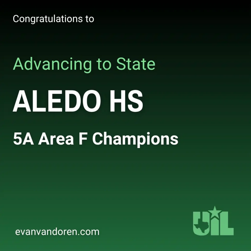 Aledo UIL Texas Evan VanDoren Music