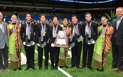 Cedar Park Gold, Rouse Silver, & Wakeland Bronze at UIL 5A State Marching Contest