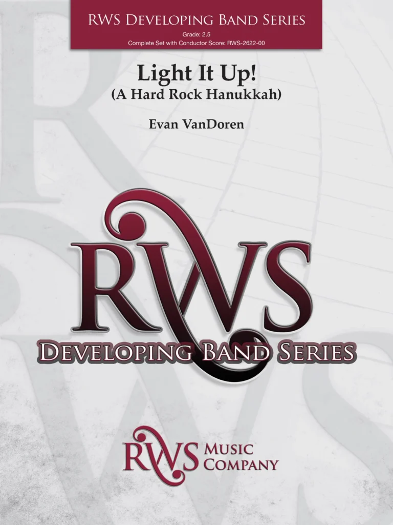 Light It Up! A Hard Rock Hanukkah Concert Band Evan VanDoren RWS Music Alfred Music